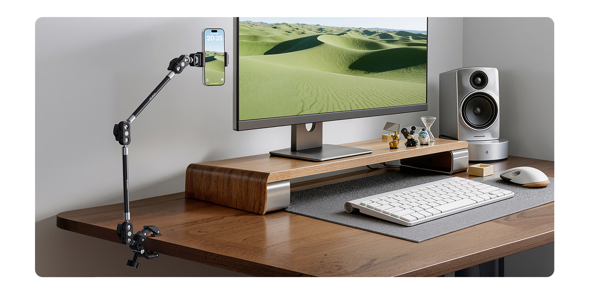 Ramię montażowe Ulanzi CO78 z uchwytem Super Clamp - dwusekcyjne